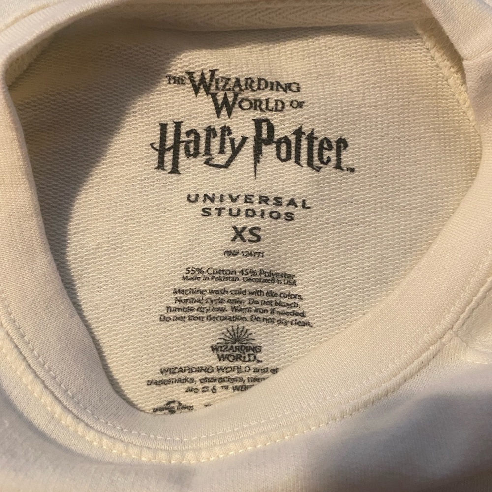 Harry Potter Universal Studios Cream Shirt XS